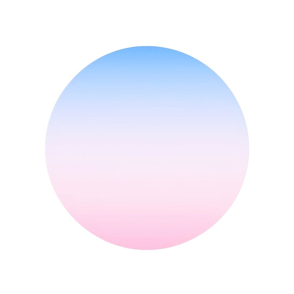 Ring shape gradient pink blue sky.