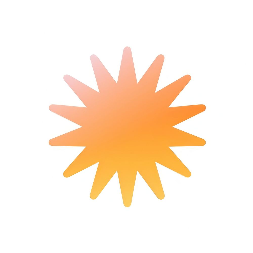 Sun gradient shape logo sky.