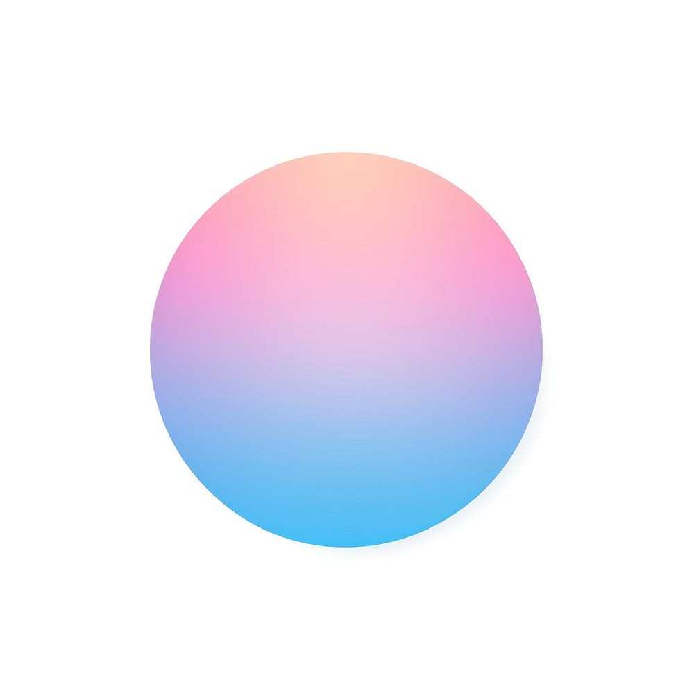 Sun gradient sphere shape pink.