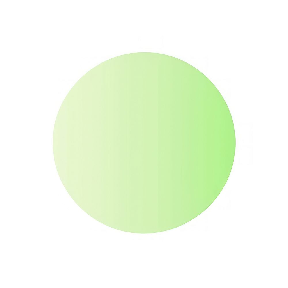 Sun gradient green sphere shape.