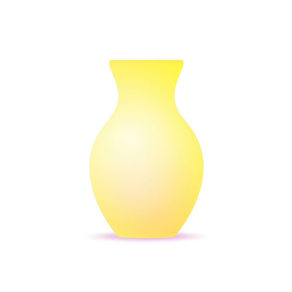 Vase gradient yellow white background biotechnology.