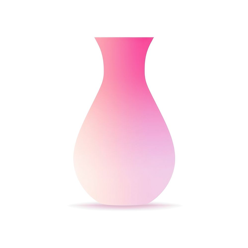 Vase gradient pink white background biotechnology.