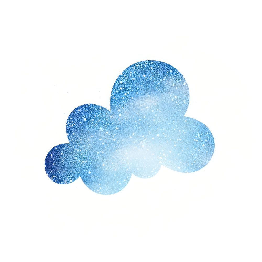 Blue cloud icon white background outdoors clothing.