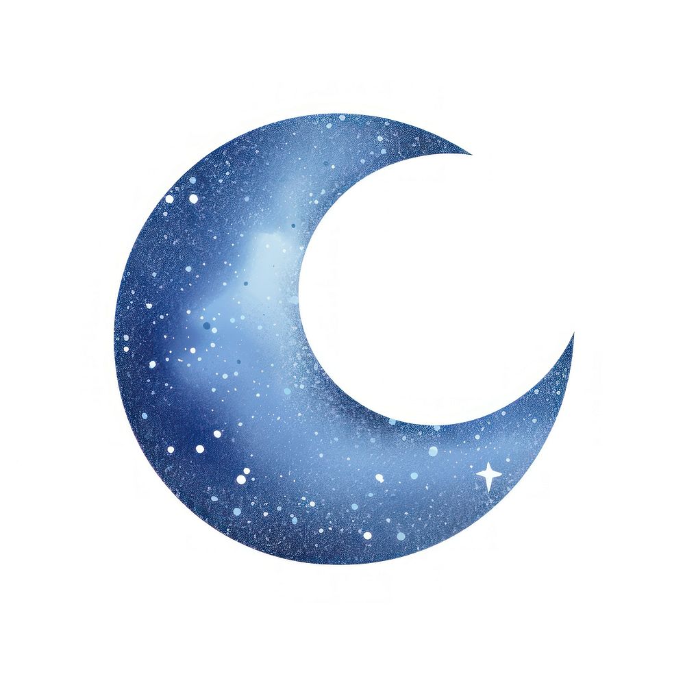 Blue moon icon astronomy nature night.
