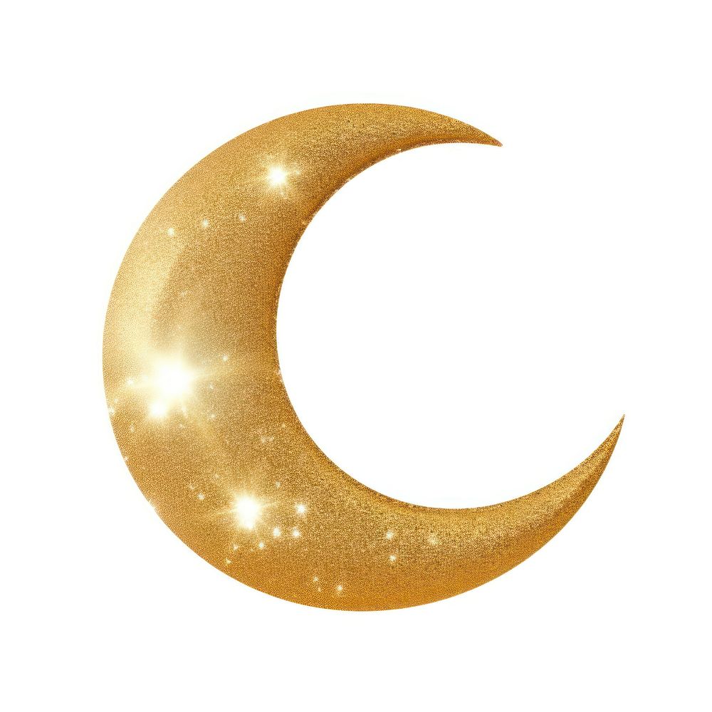 Gold moon icon astronomy eclipse nature.