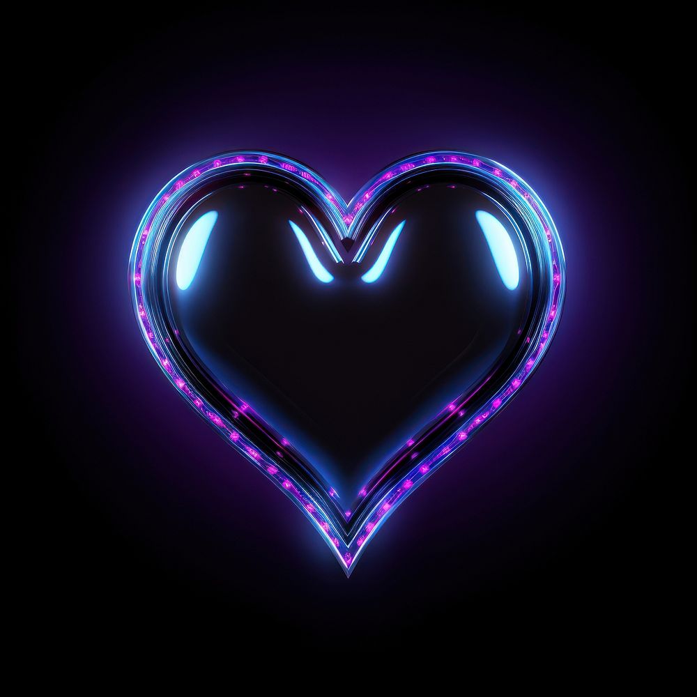 Heart light heart neon.
