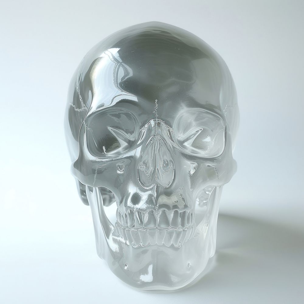 Translucent surface skull photo photography porcelain.
