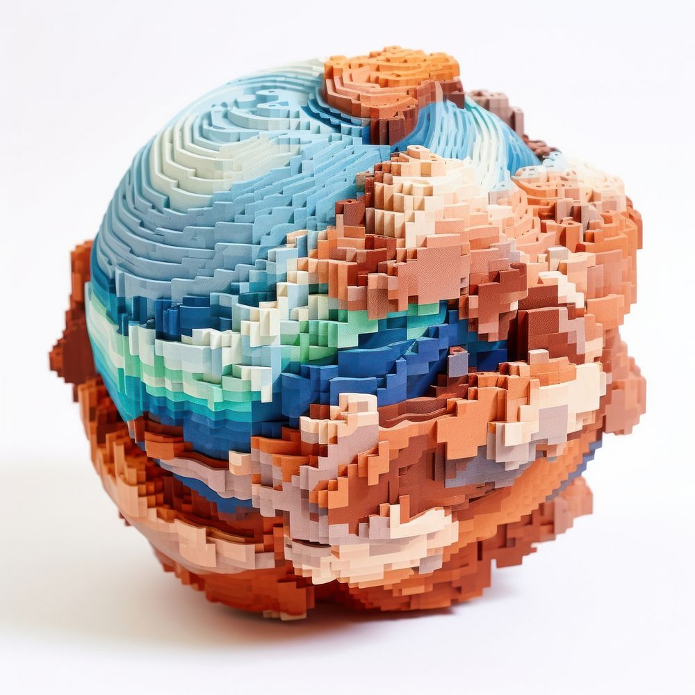 Planet bricks toy art creativity astronomy.