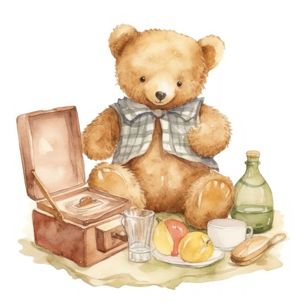 Teddy bear cute toy relaxation.