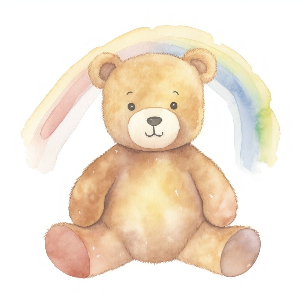 Teddy bear plush cute toy.