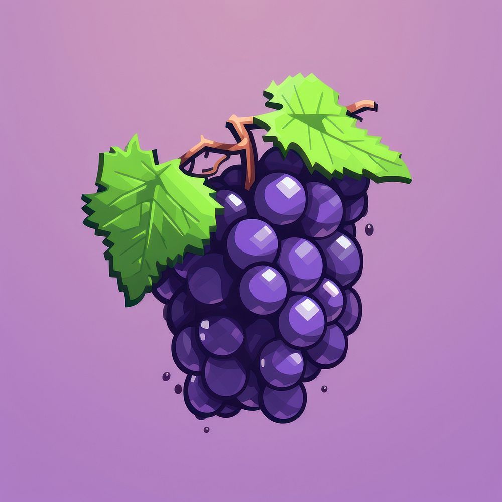 Grape grapes fruit plant.