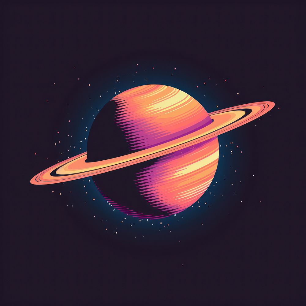 Saturn astronomy universe planet.
