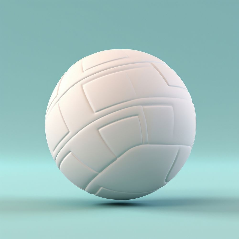 White volleyball football sphere sports.