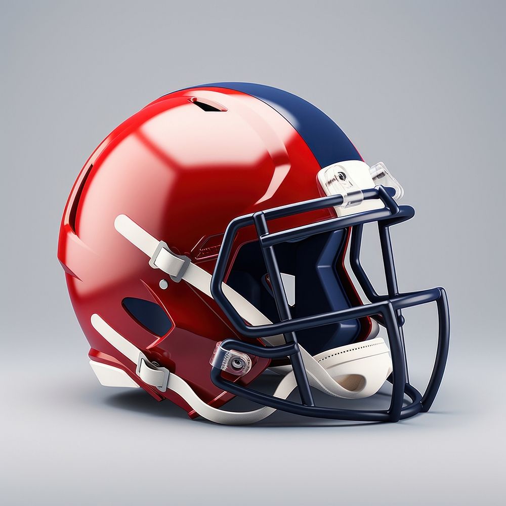 American football helmet sports competition protection.