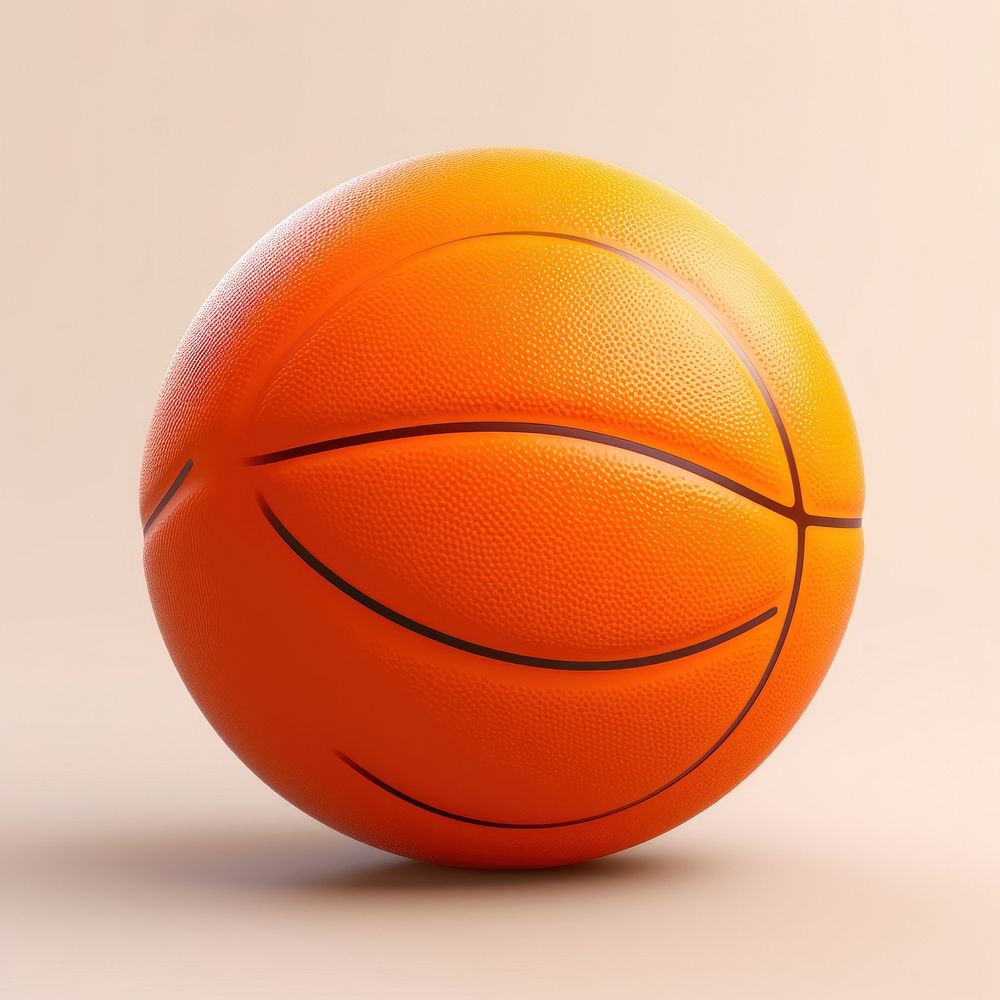 Basketball sphere sports simplicity.