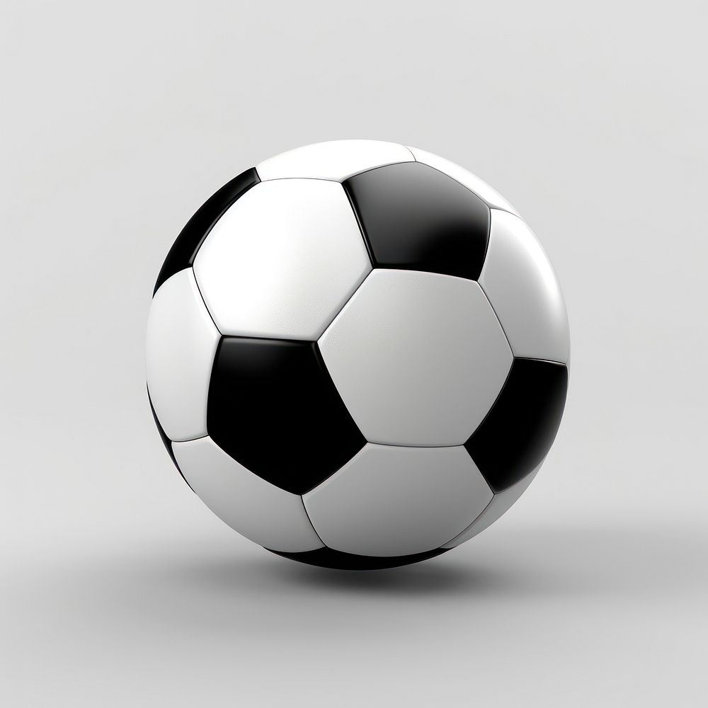 Black and white soccer ball football sports competition.