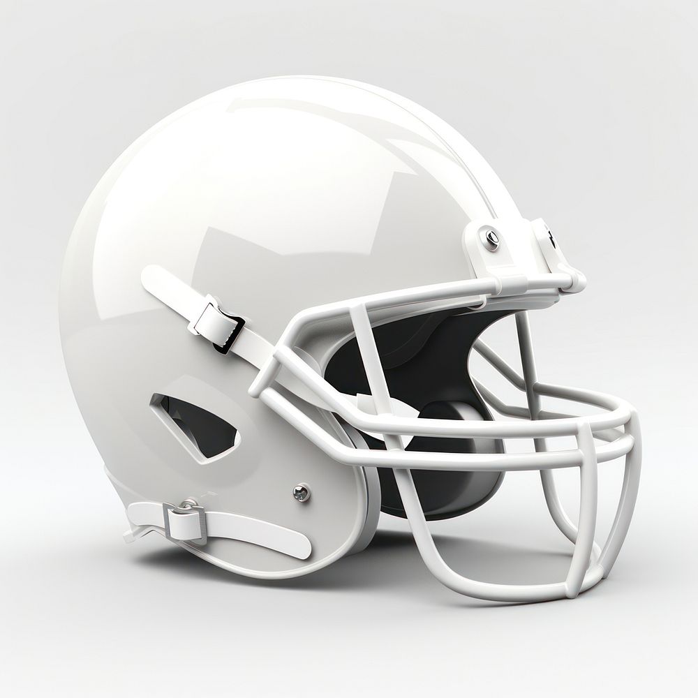 American football helmet sports white protection.