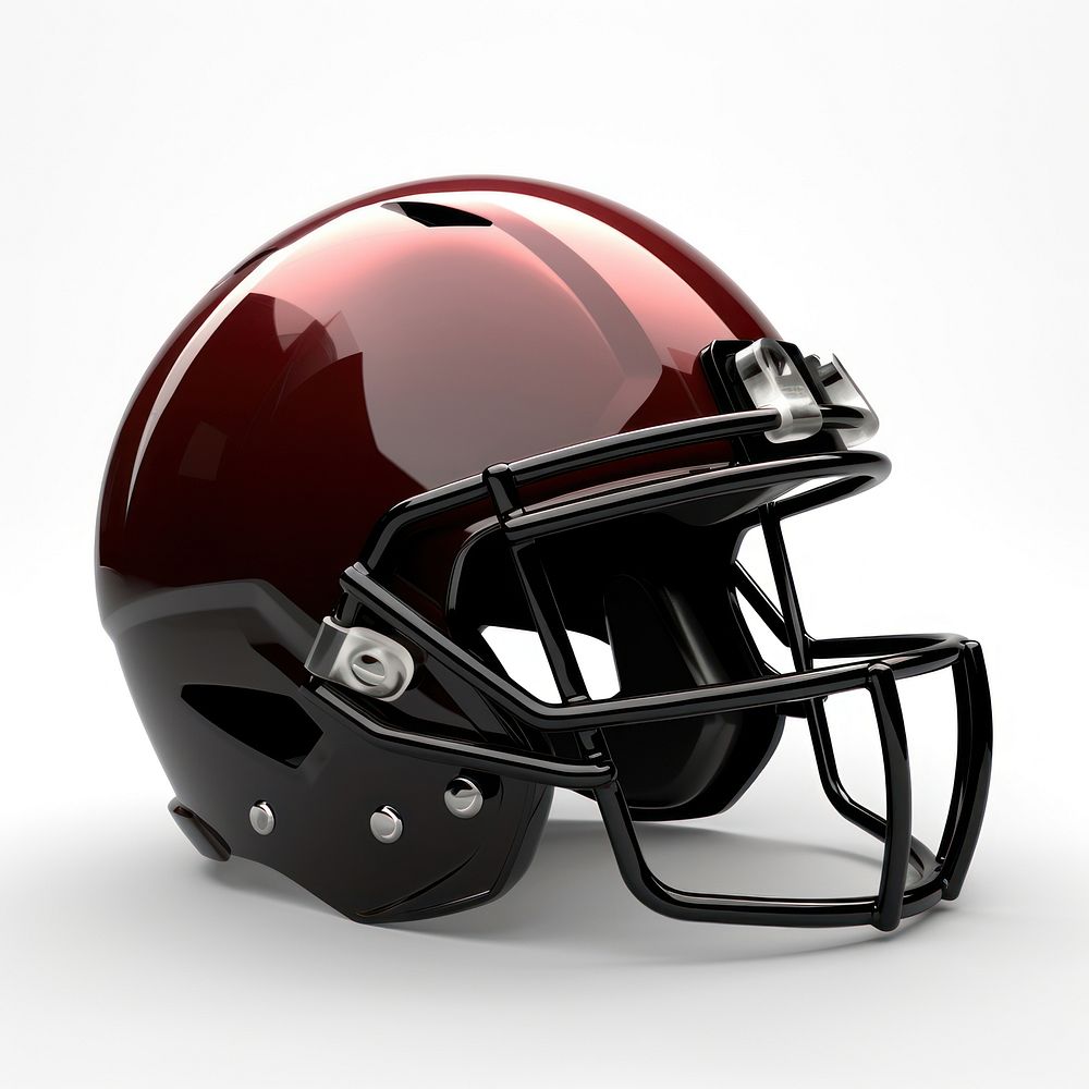 American football helmet sports protection headwear.