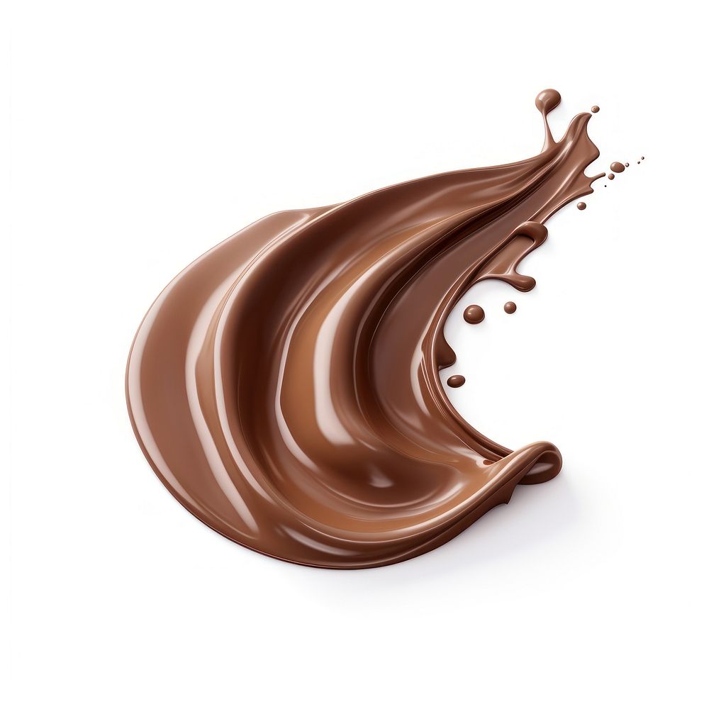 Chocolate dessert smooth brown.