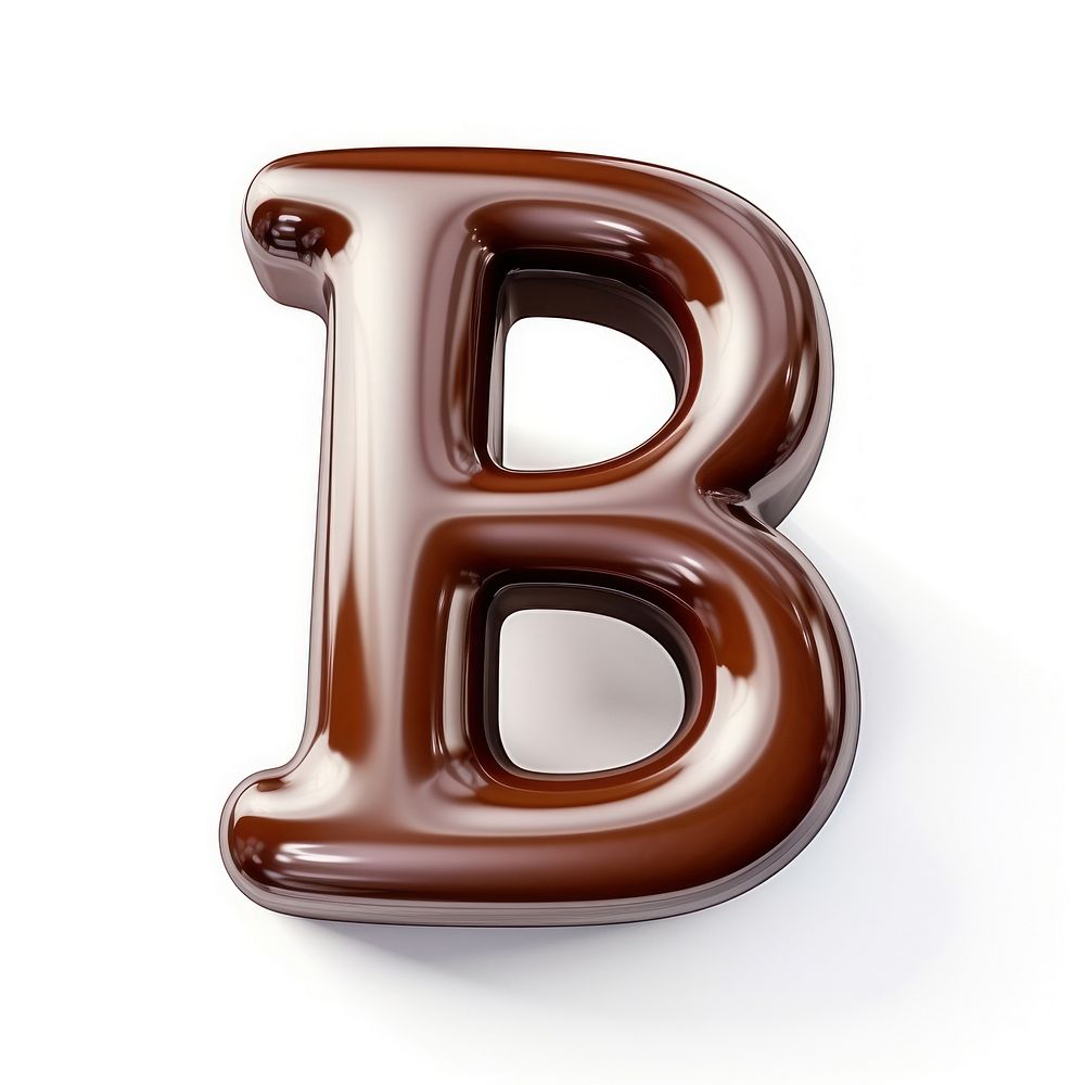 Letter B text alphabet number.