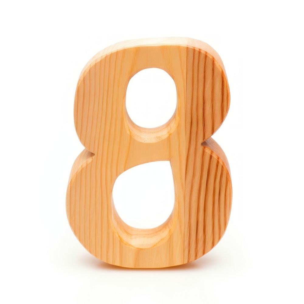 8 letter number wood font.