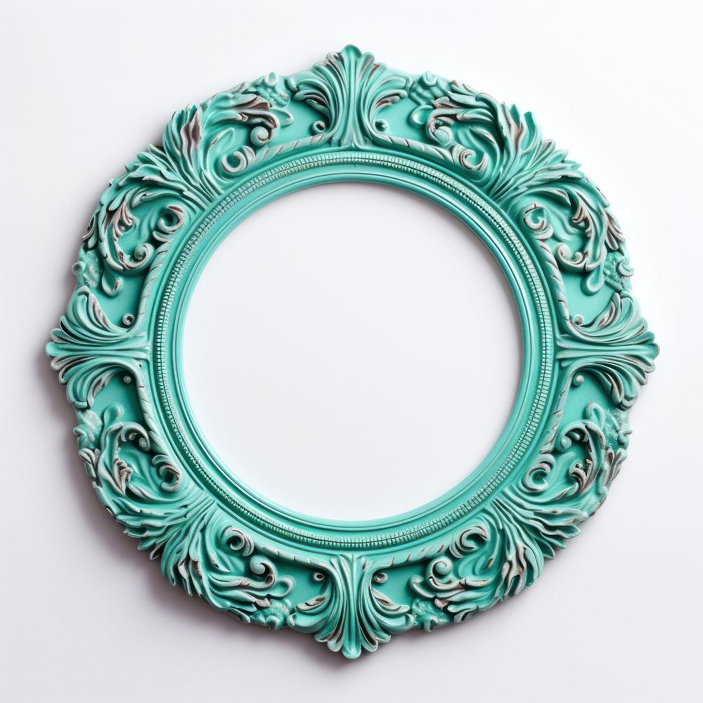 Turquoise jewelry circle photo.