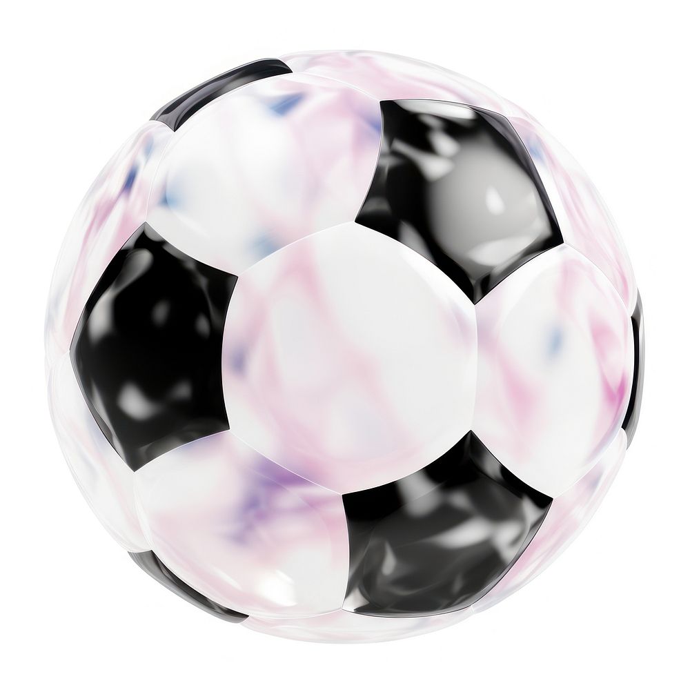 Black and white soccer ball football sphere sports.