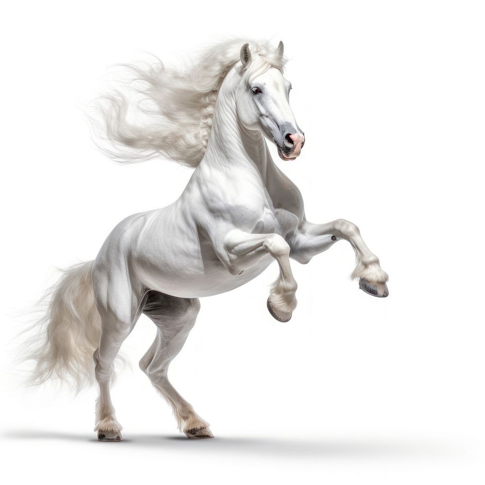 Happy smiling dancing horse stallion animal mammal.
