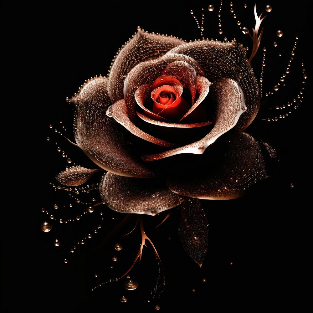 Rose sparkle light rose flower plant.