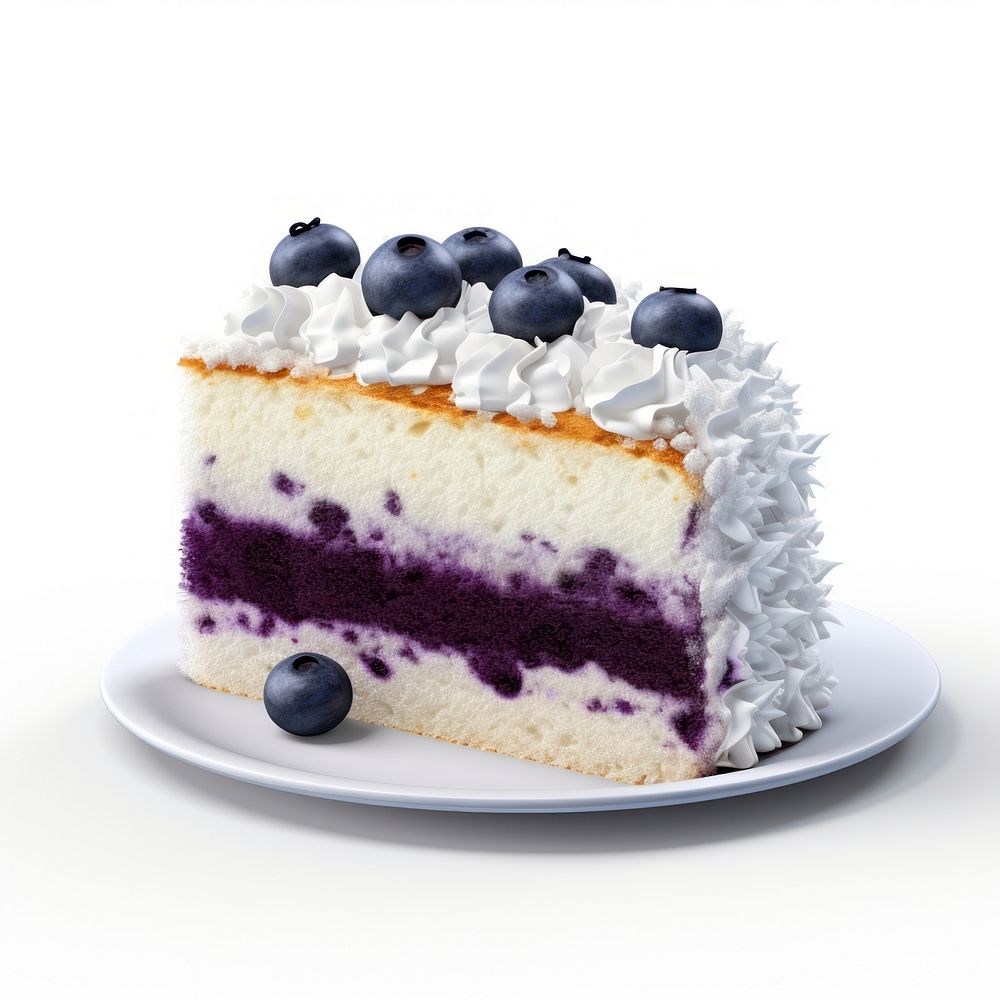 Blueberry cake dessert fruit.