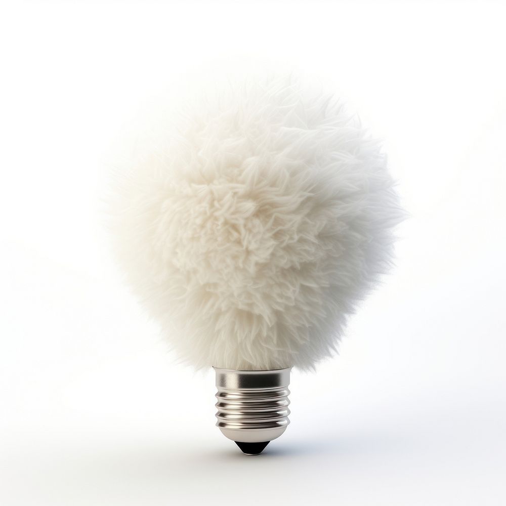 Bulb lightbulb white white background.