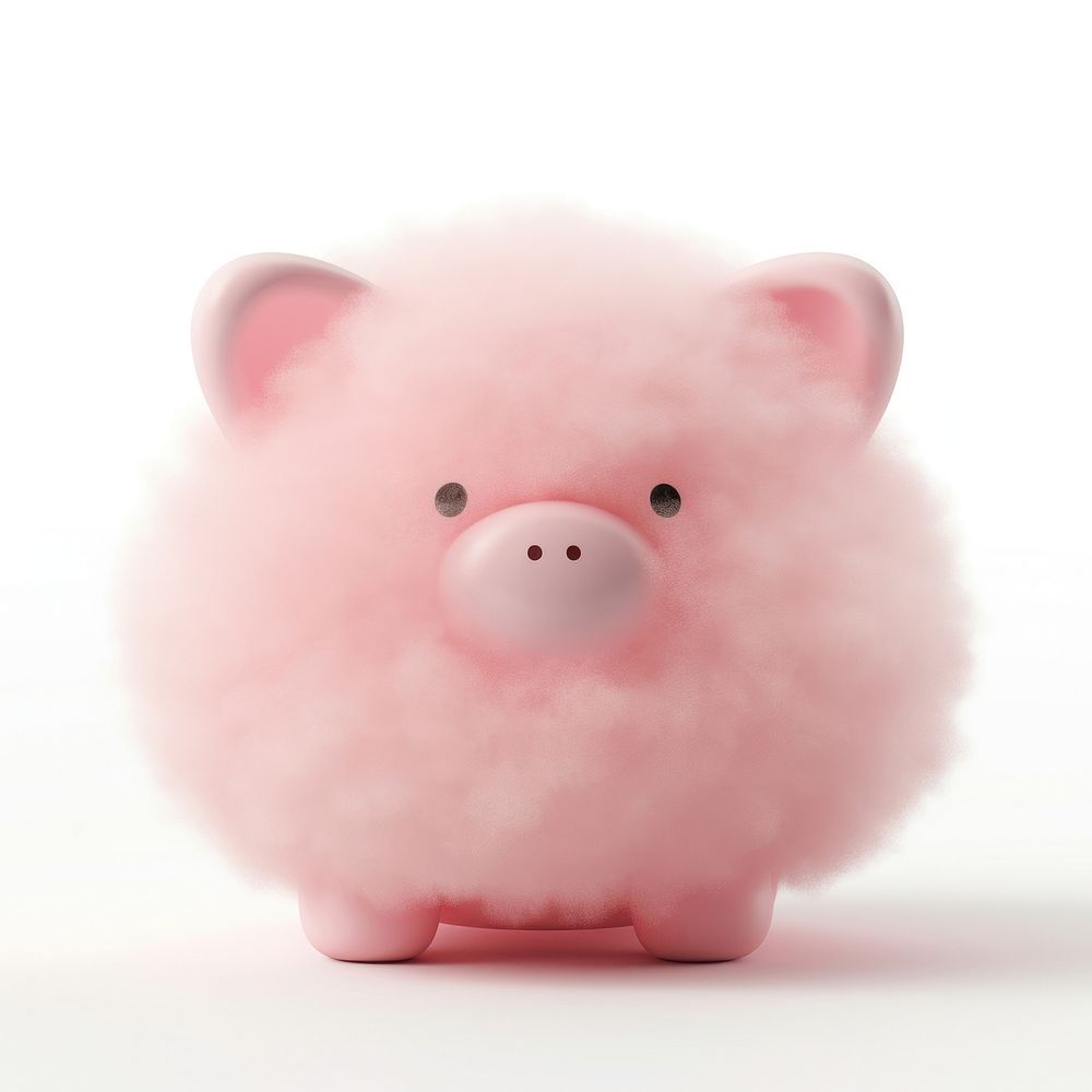 Piggy bank cute representation celebration.