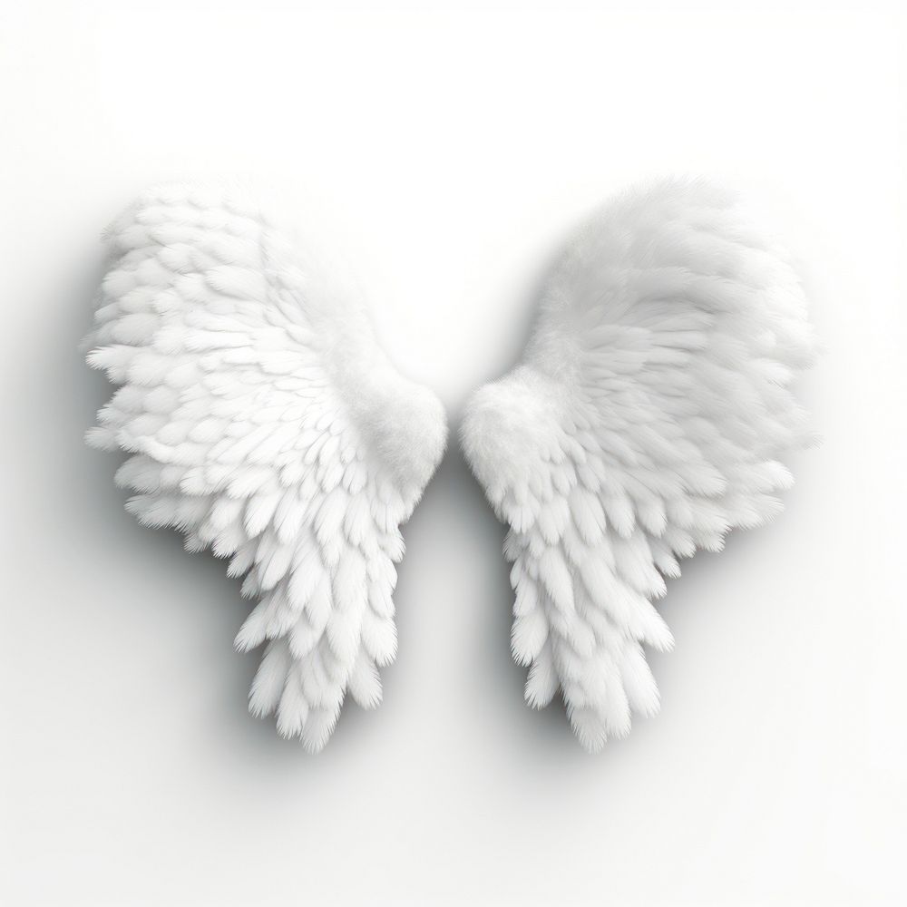 Wings white angel accessories.