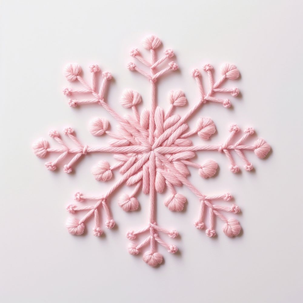 Snowflake pattern craft celebration.