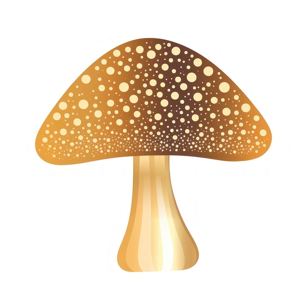 Mushroom icon fungus agaric plant.