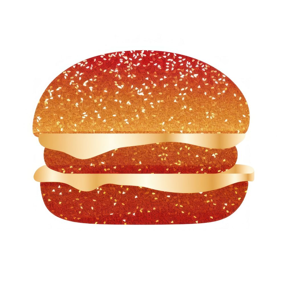 Burger icon food white background hamburger.