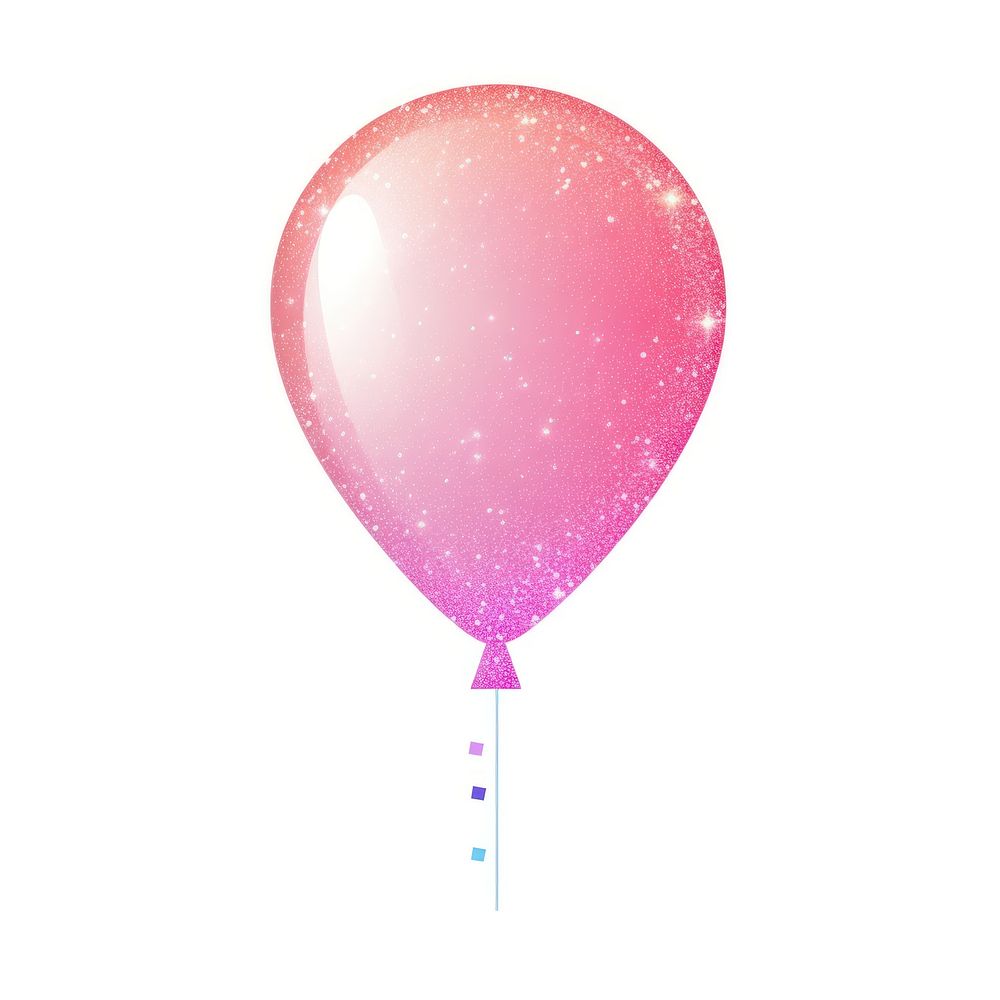 Balloon icon white background celebration anniversary.