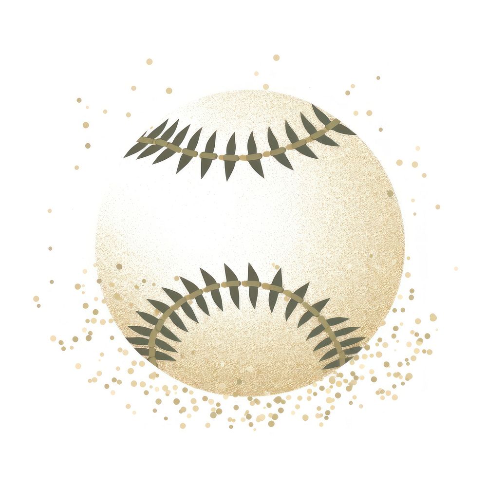 Baseball icon art white background chandelier.