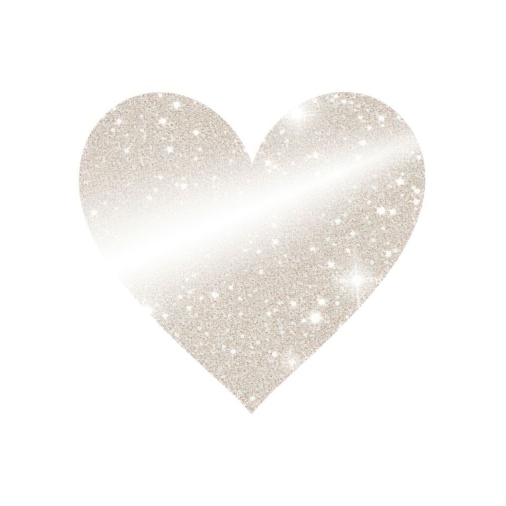 Heart icon glitter shape night.
