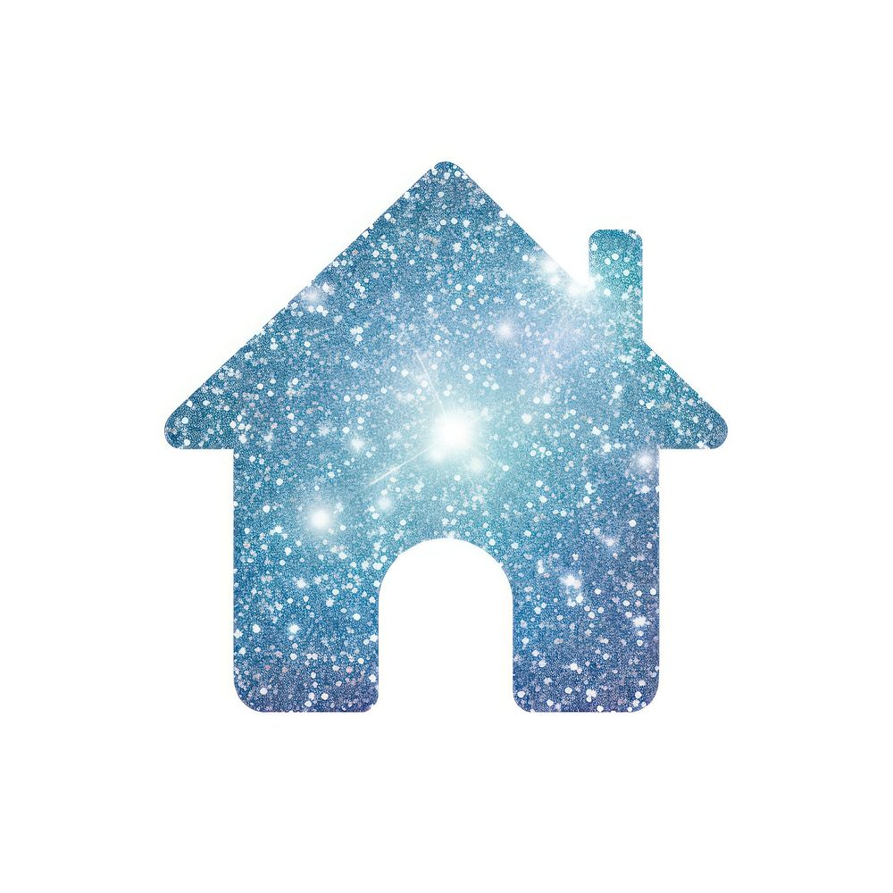 House icon shape white background constellation.