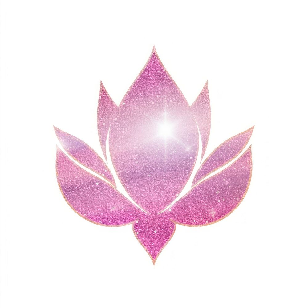 Lotus icon flower petal plant.