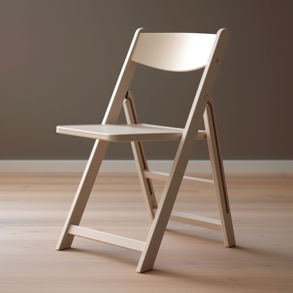Woood folding chair furniture architecture simplicity.
