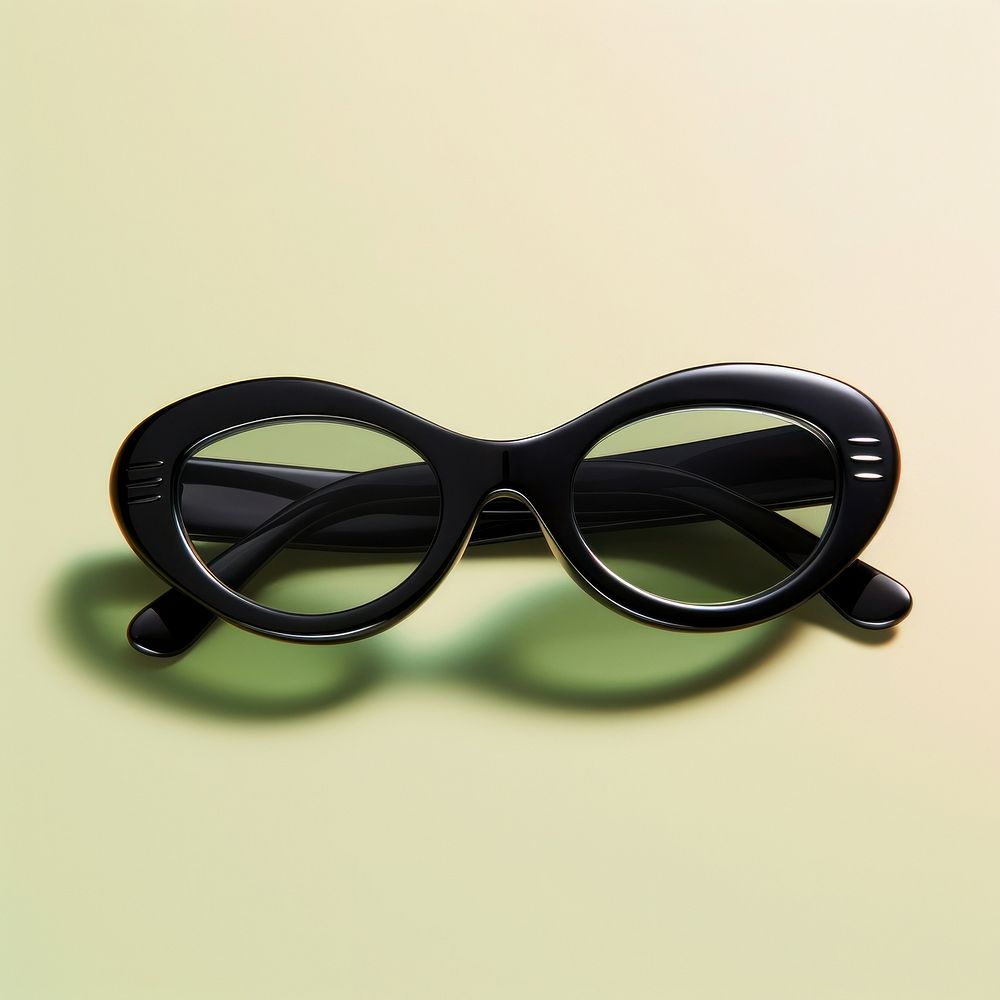 Small slim oval black sunglasses accessories accessory portrait.
