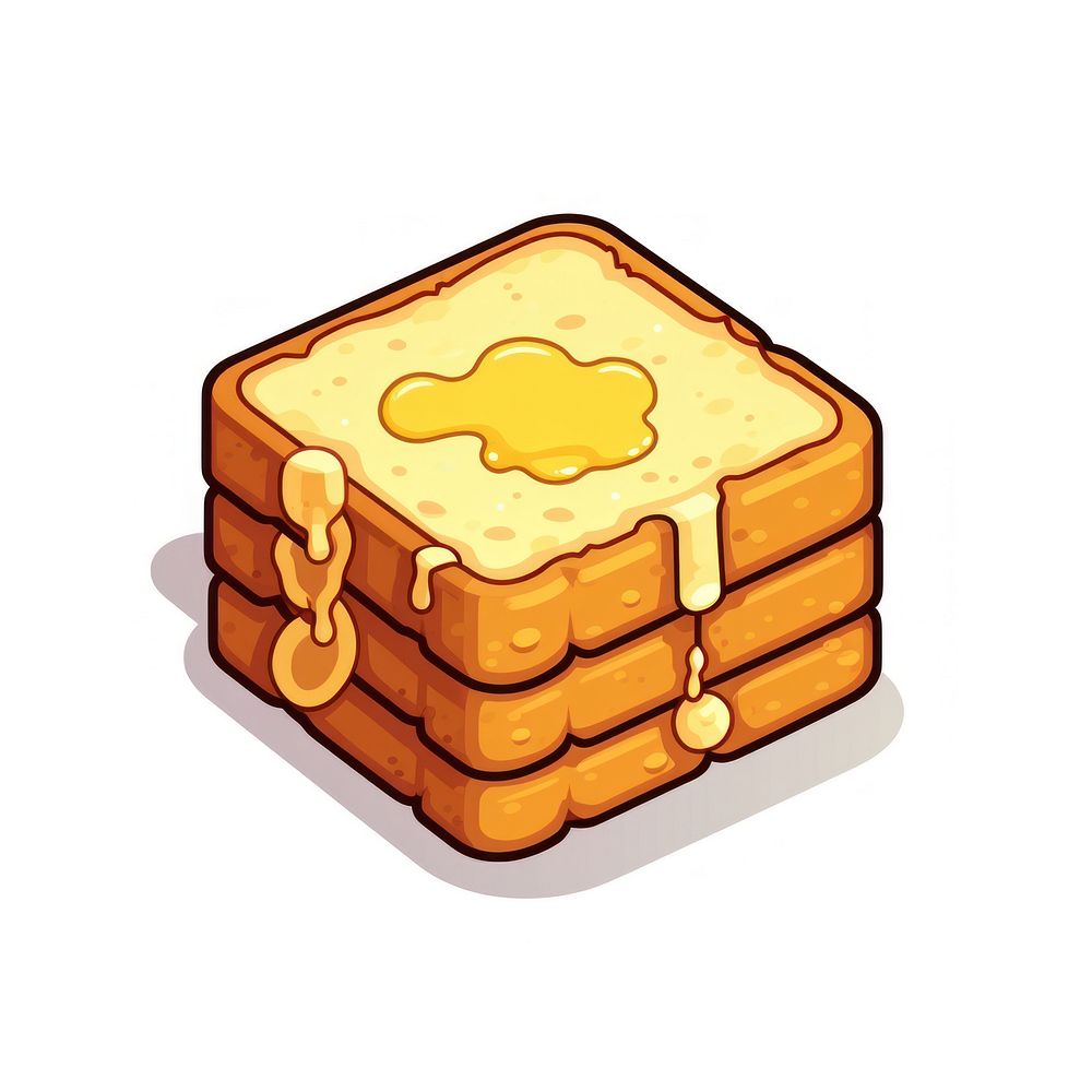 French toast pixel food breakfast freshness.