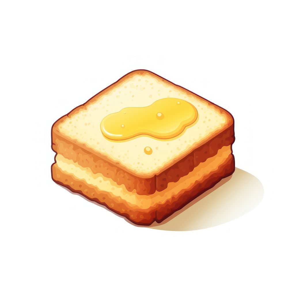 French toast pixel bread food breakfast.
