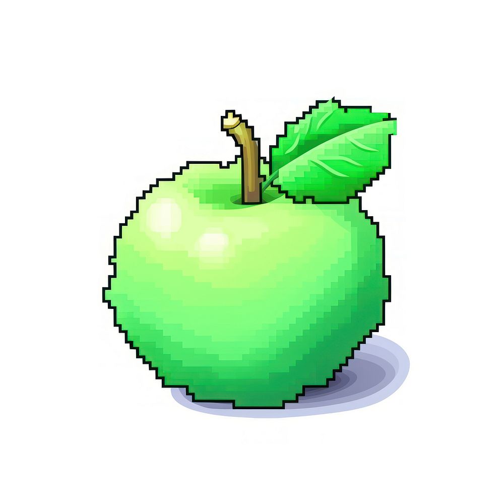 Gooseberry pixel apple green plant.