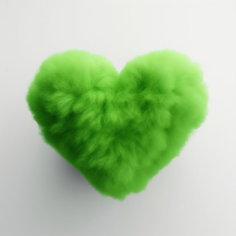 Heart green love softness.