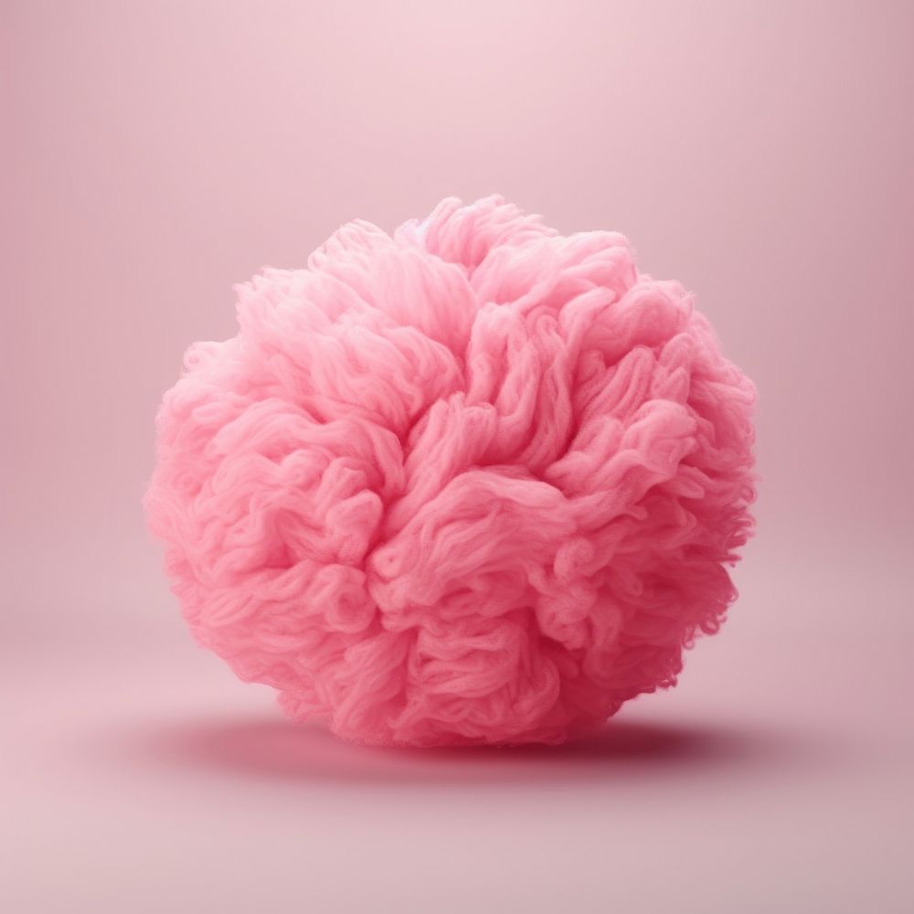 Brain pink wool softness.
