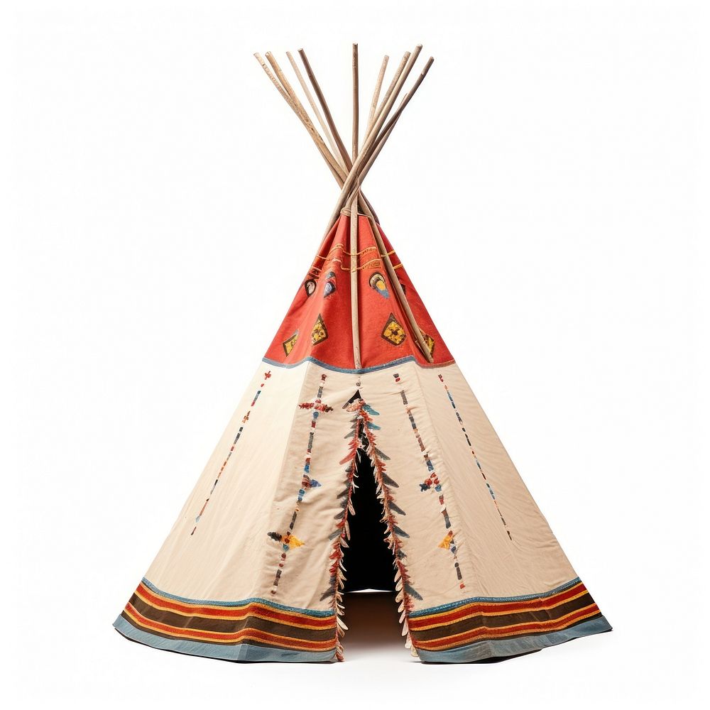 Teepee white background architecture outdoors.