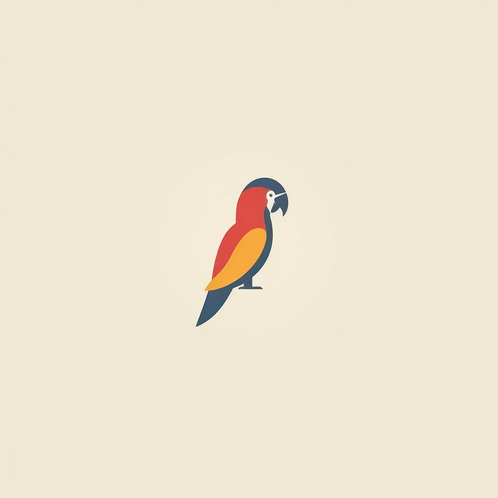 Parrot icon animal bird beak.